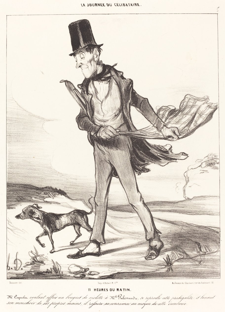 11 heures du matin - Honoré Daumier