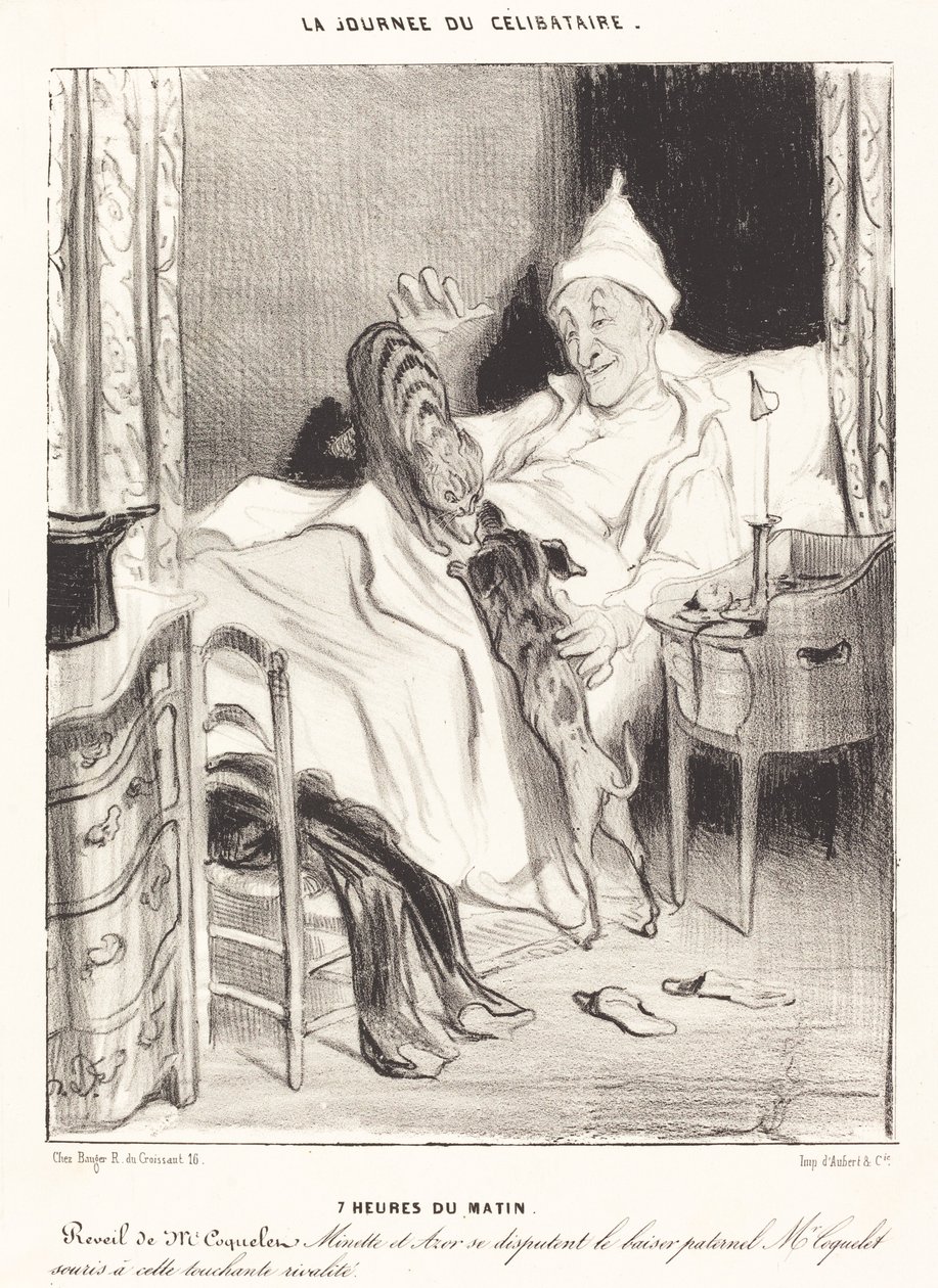 7 heures du matin - Honoré Daumier