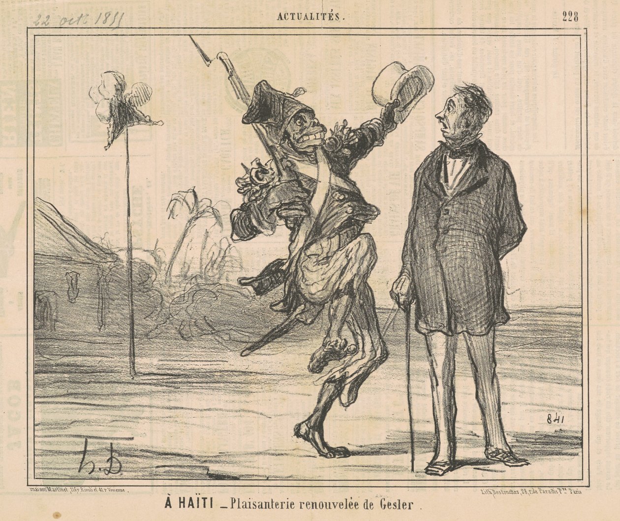 À Haïti - Honoré Daumier