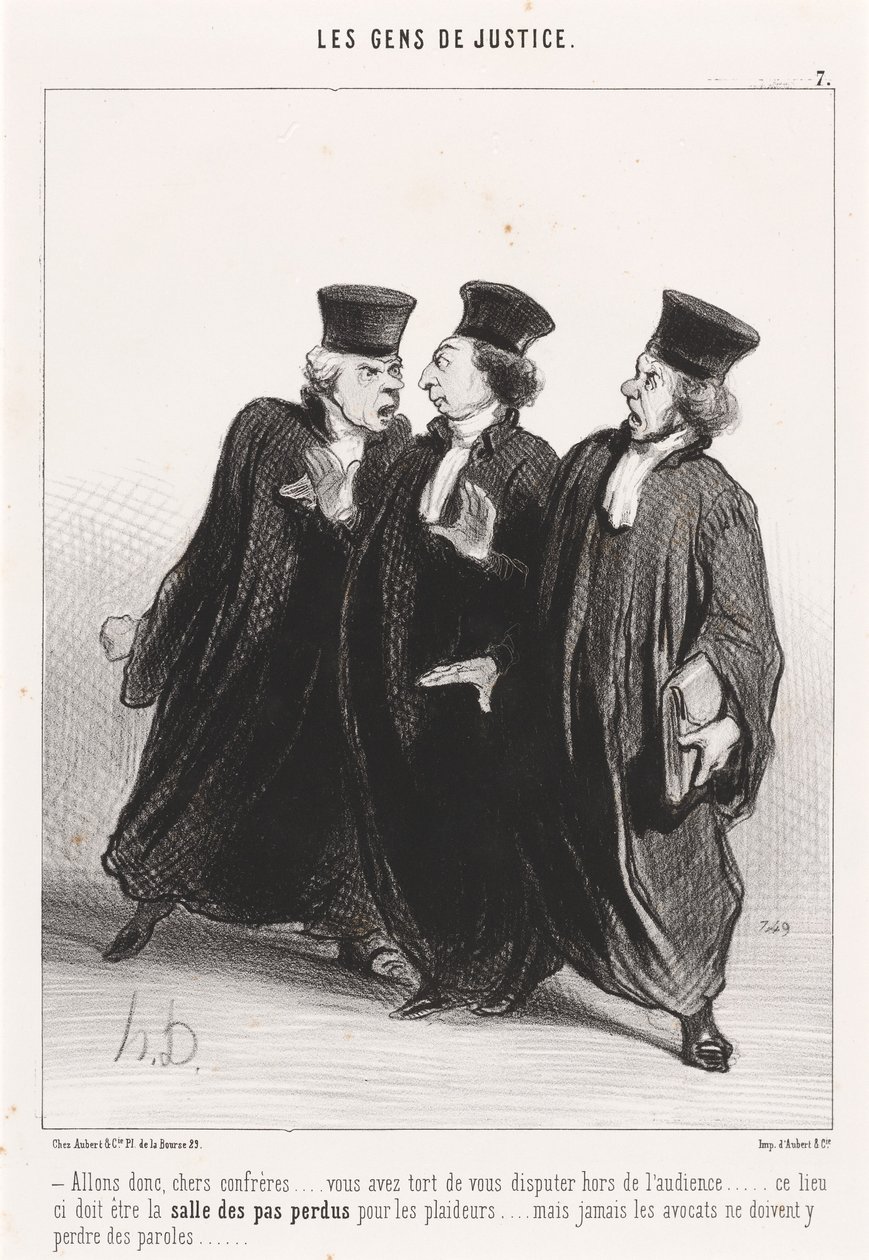 Allons donc, chers confrères... - Honoré Daumier