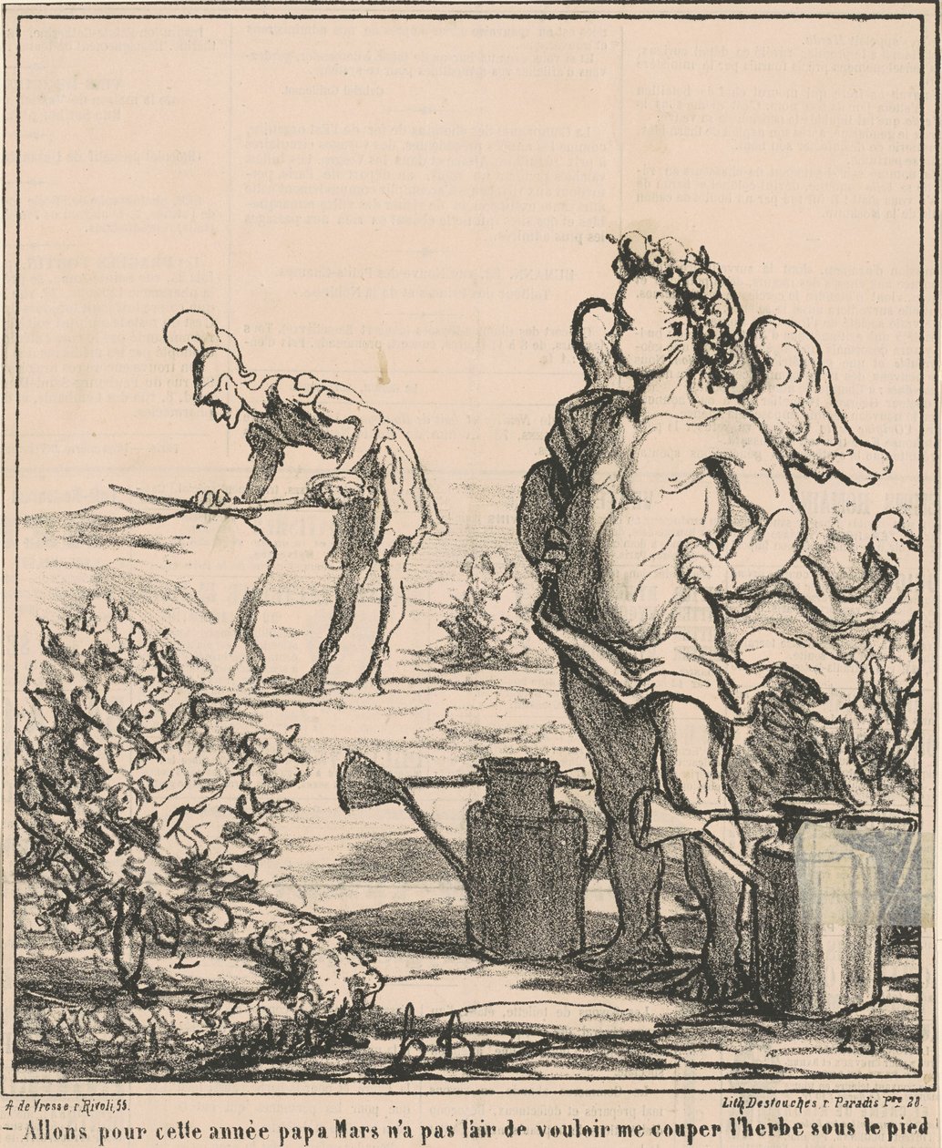 Allons pour année papa mars ... - Honoré Daumier