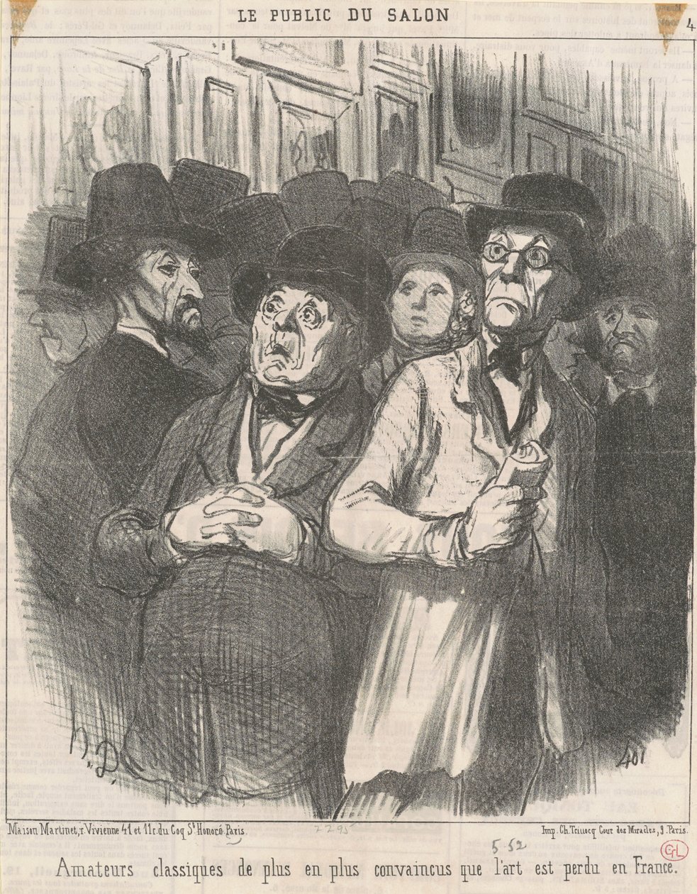 Amateurs classiques convaincus - Honoré Daumier