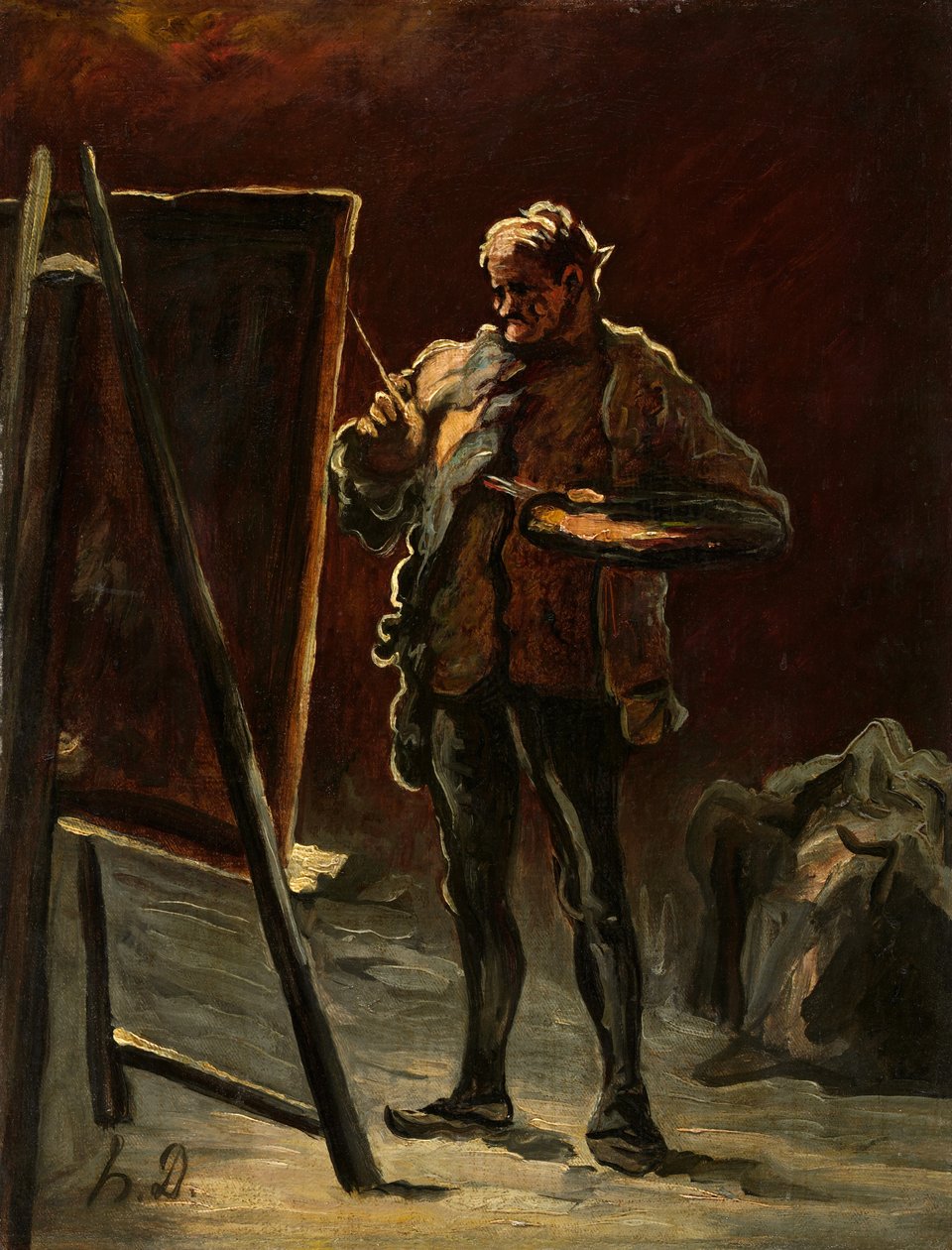 Un artiste, vers 1870-75 - Honoré Daumier