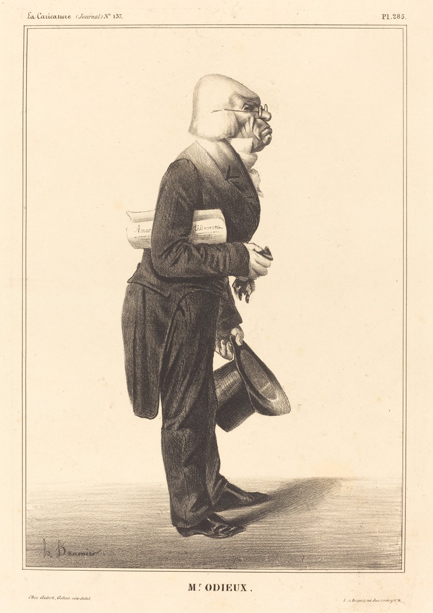 Antoine Odier - Honoré Daumier