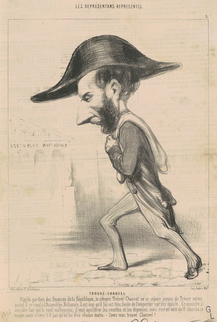 Ariste trouvé Chauvel - Honoré Daumier