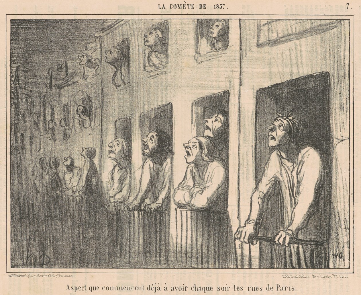 Aspect que commencent déjà à avoir ... - Honoré Daumier