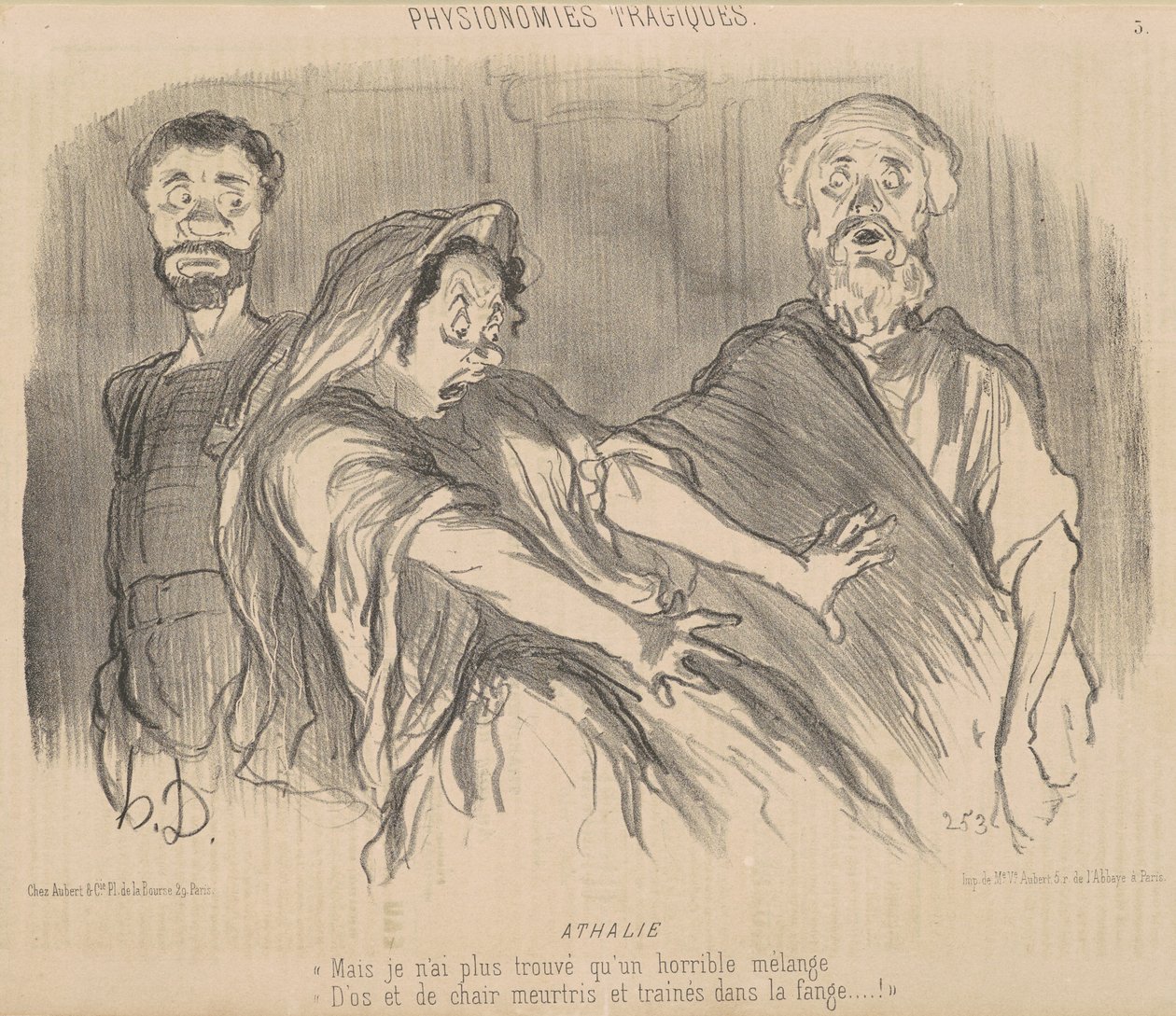 Athalie - Honoré Daumier