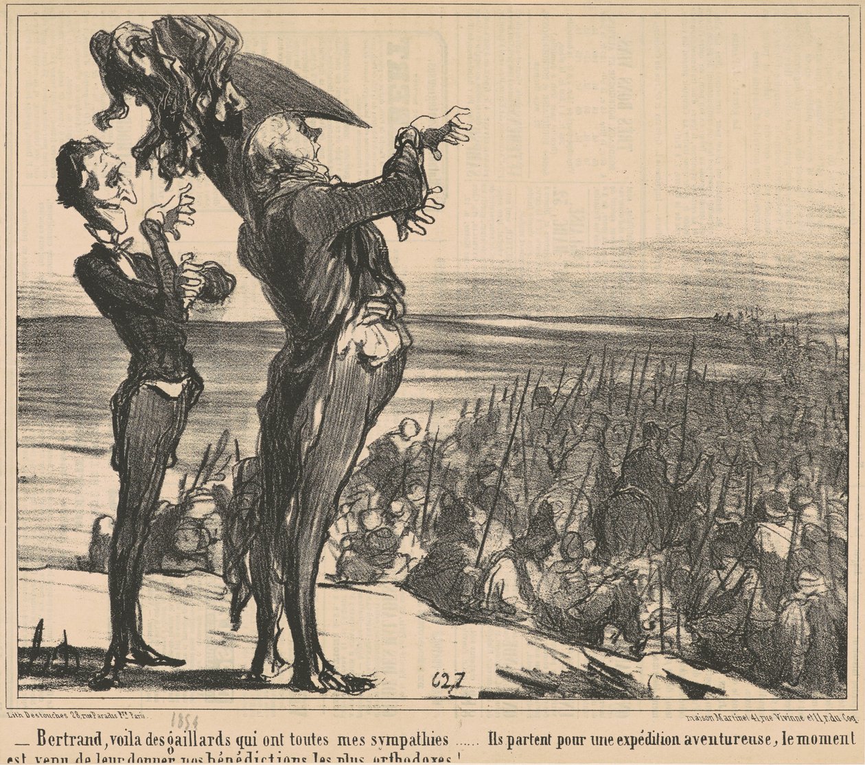 Bertrand, voilà des gaillards ... - Honoré Daumier