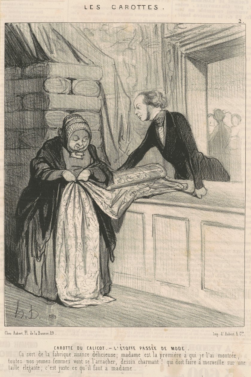 Carotte du calicot - Honoré Daumier