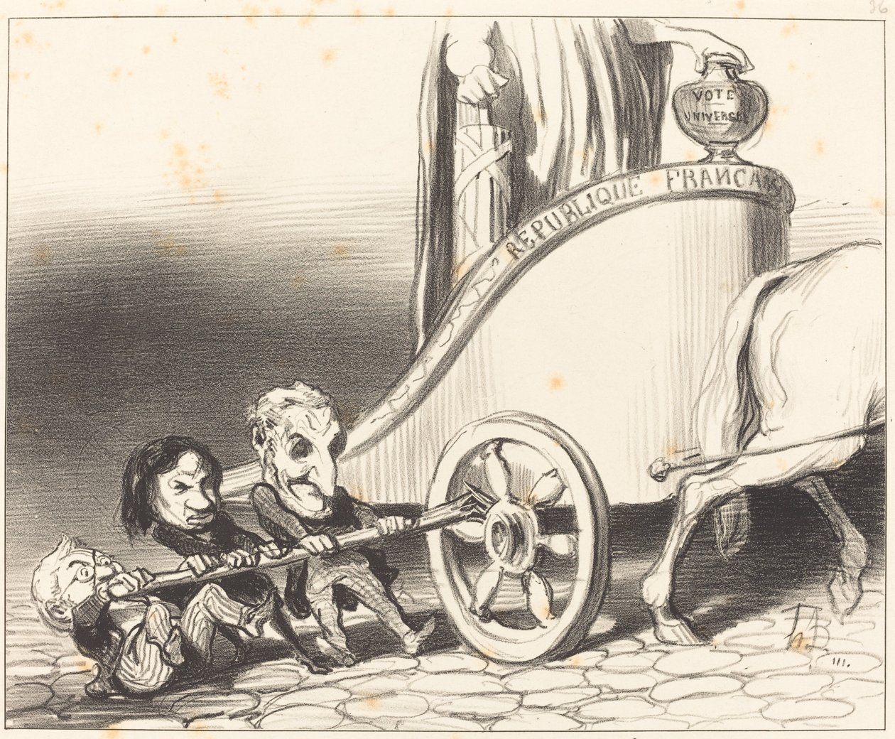 Ce char marchera toujours... - Honoré Daumier