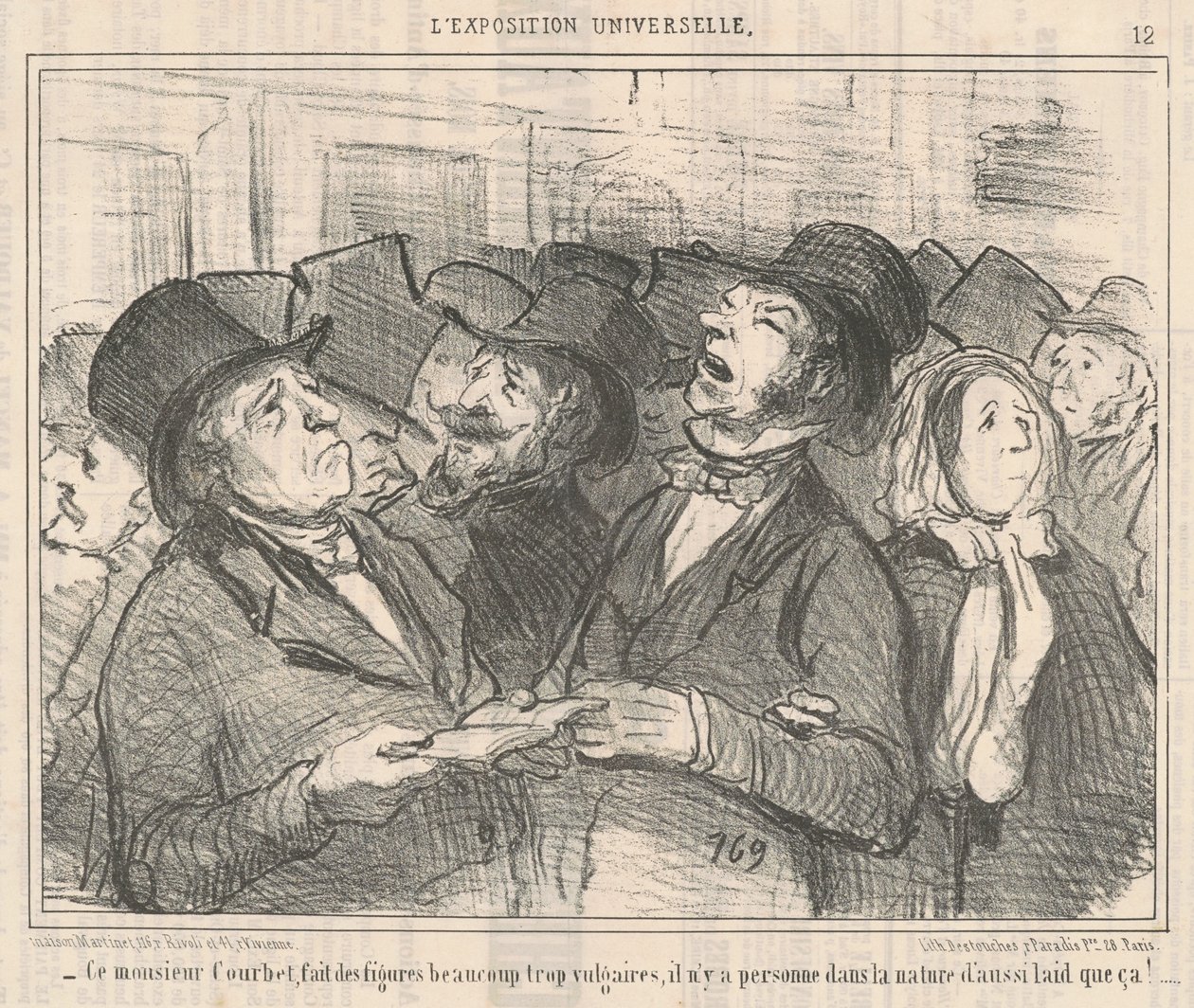 Ce monsieur Courbet - Honoré Daumier