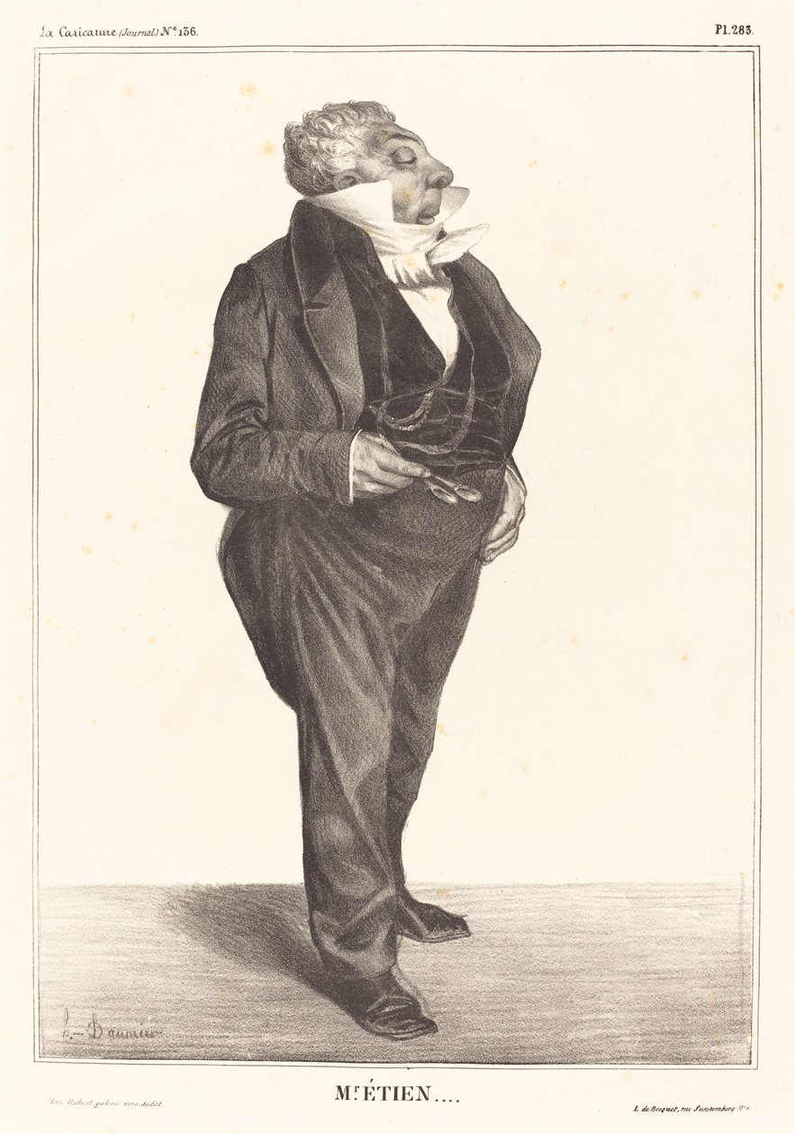 Charles Guillaume Étienne - Honoré Daumier
