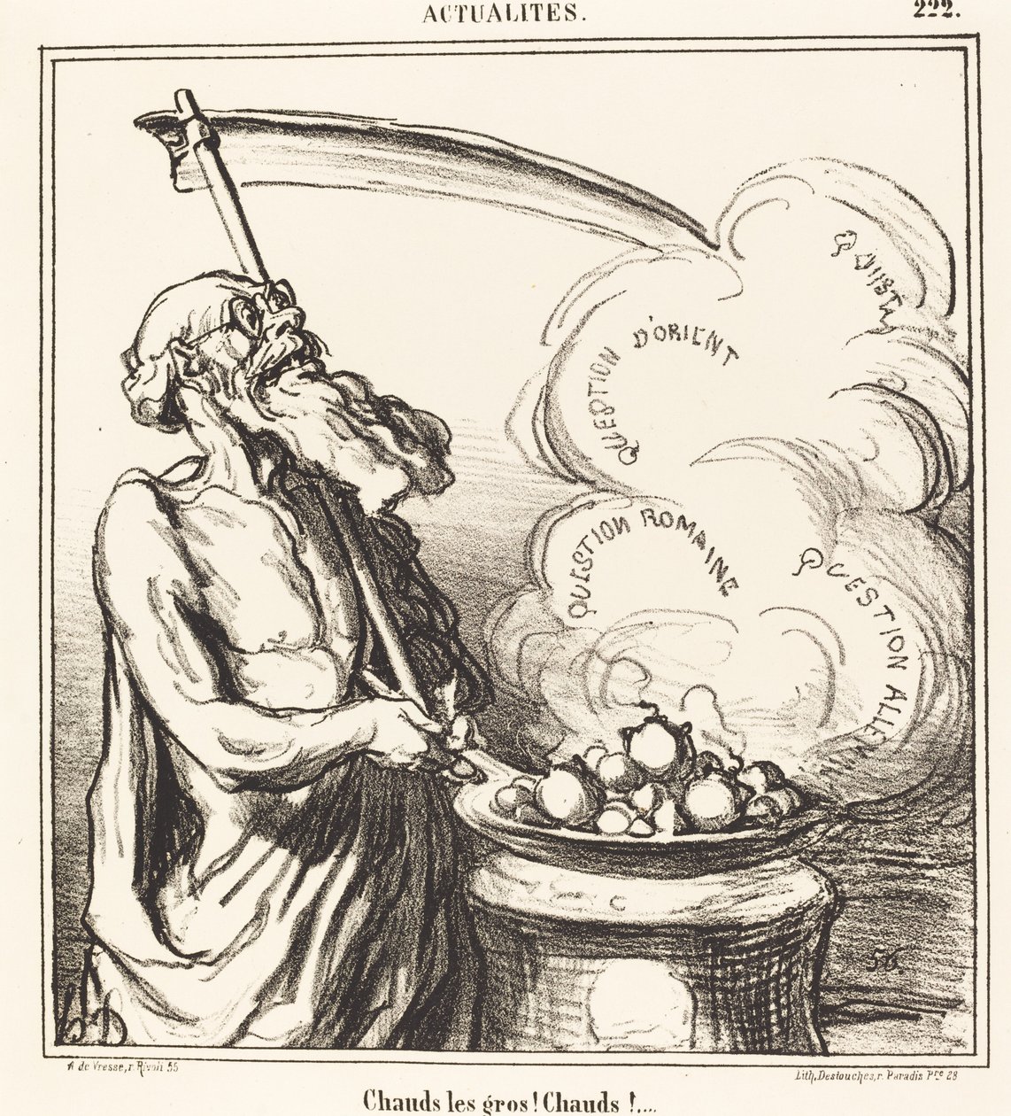 Chauds les gros! chauds!... - Honoré Daumier