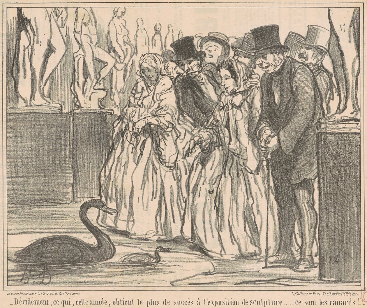 Décidément, ce qui, cette année, obtient ... - Honoré Daumier