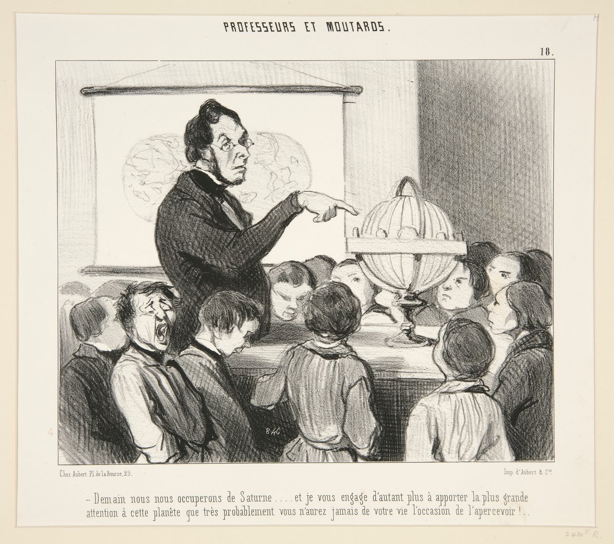 Demain nous nous occuperons de Saturne - Honoré Daumier