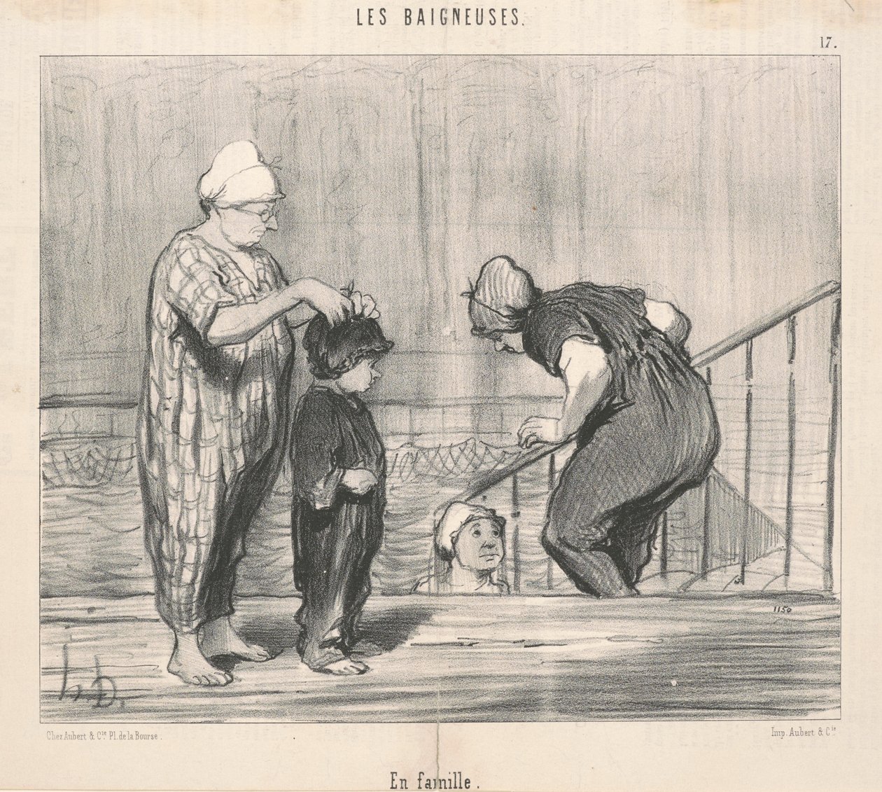 En famille - Honoré Daumier