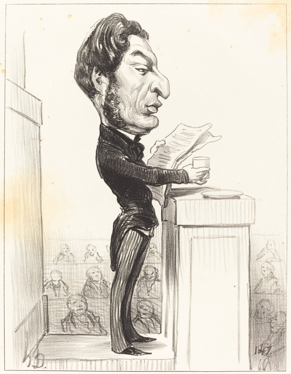 Eugène Rouher - Honoré Daumier