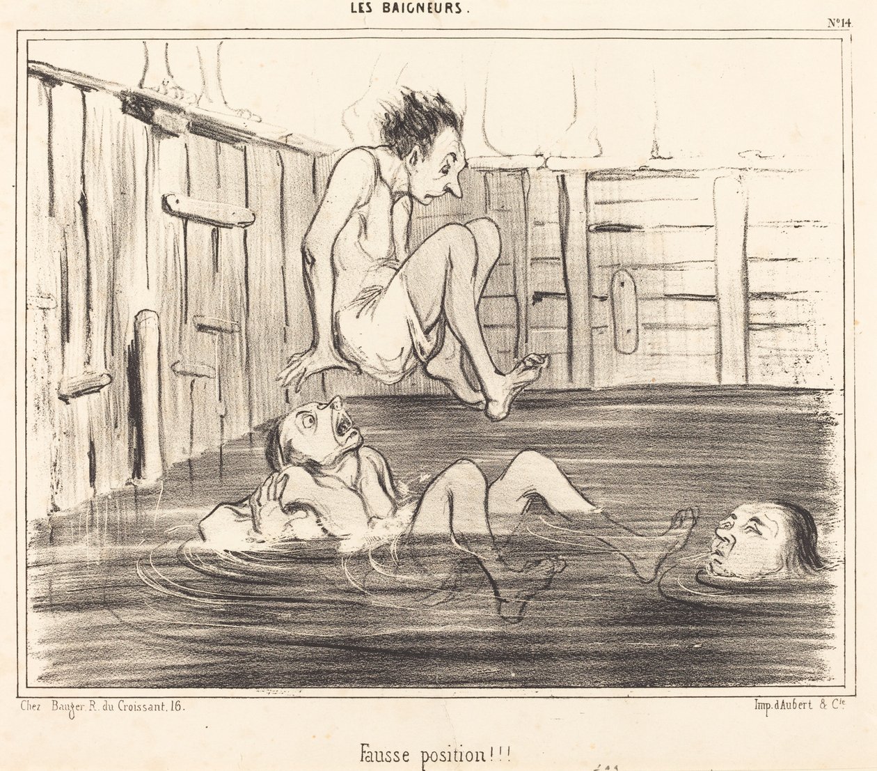 Fausse position!!! - Honoré Daumier