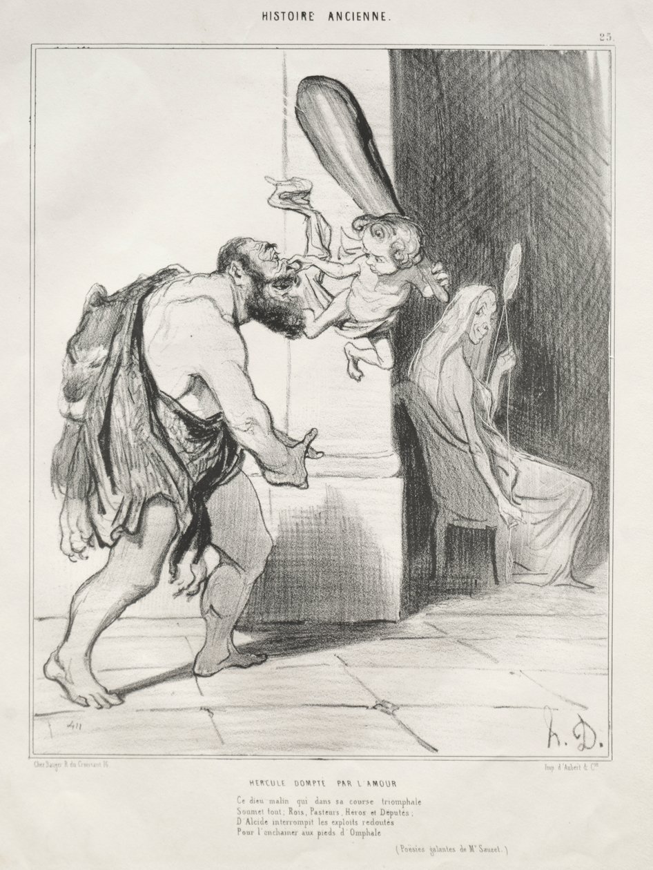 Hercule dompté par l