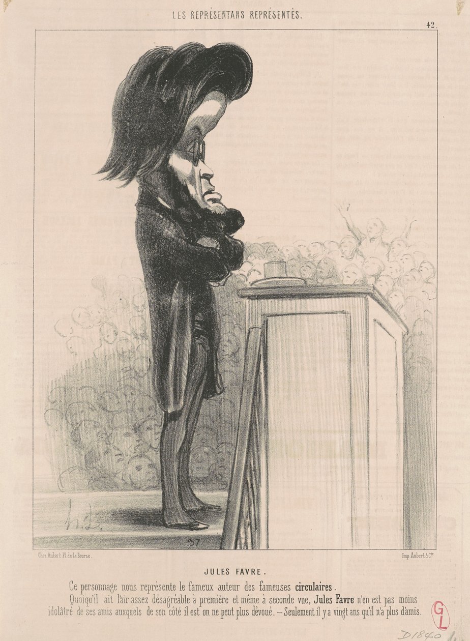 Jules Favre - Honoré Daumier