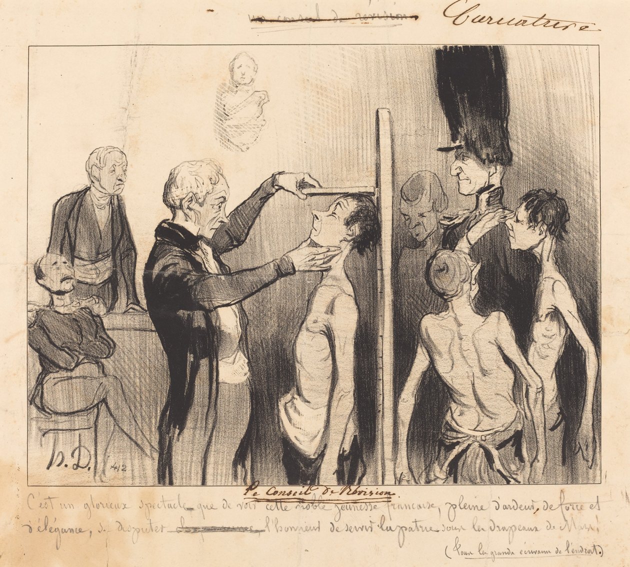 Le Conseil de révision - Honoré Daumier