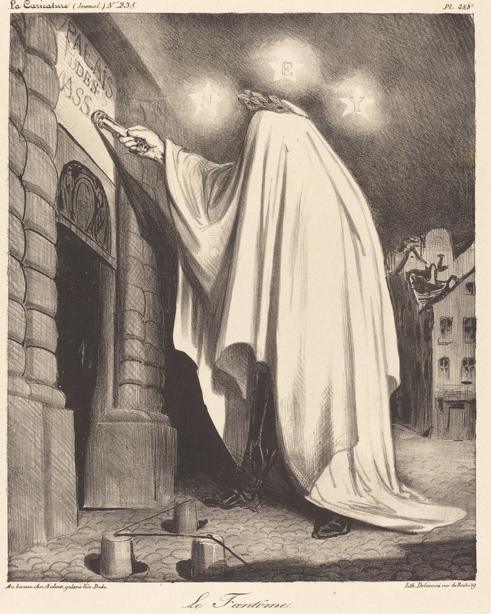 Le Fantôme - Honoré Daumier