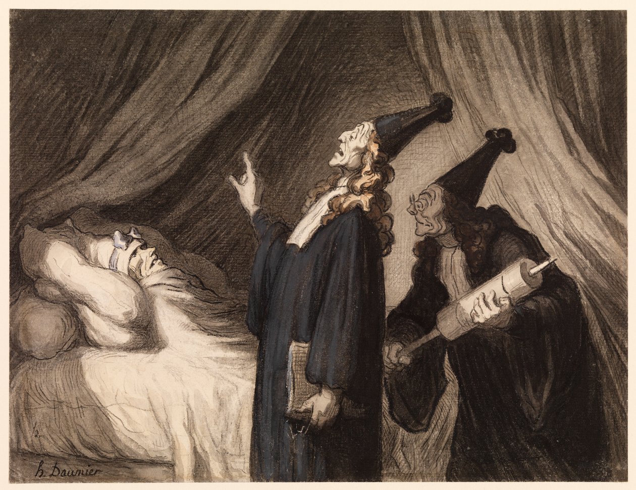 Le Malade imaginaire - Honoré Daumier