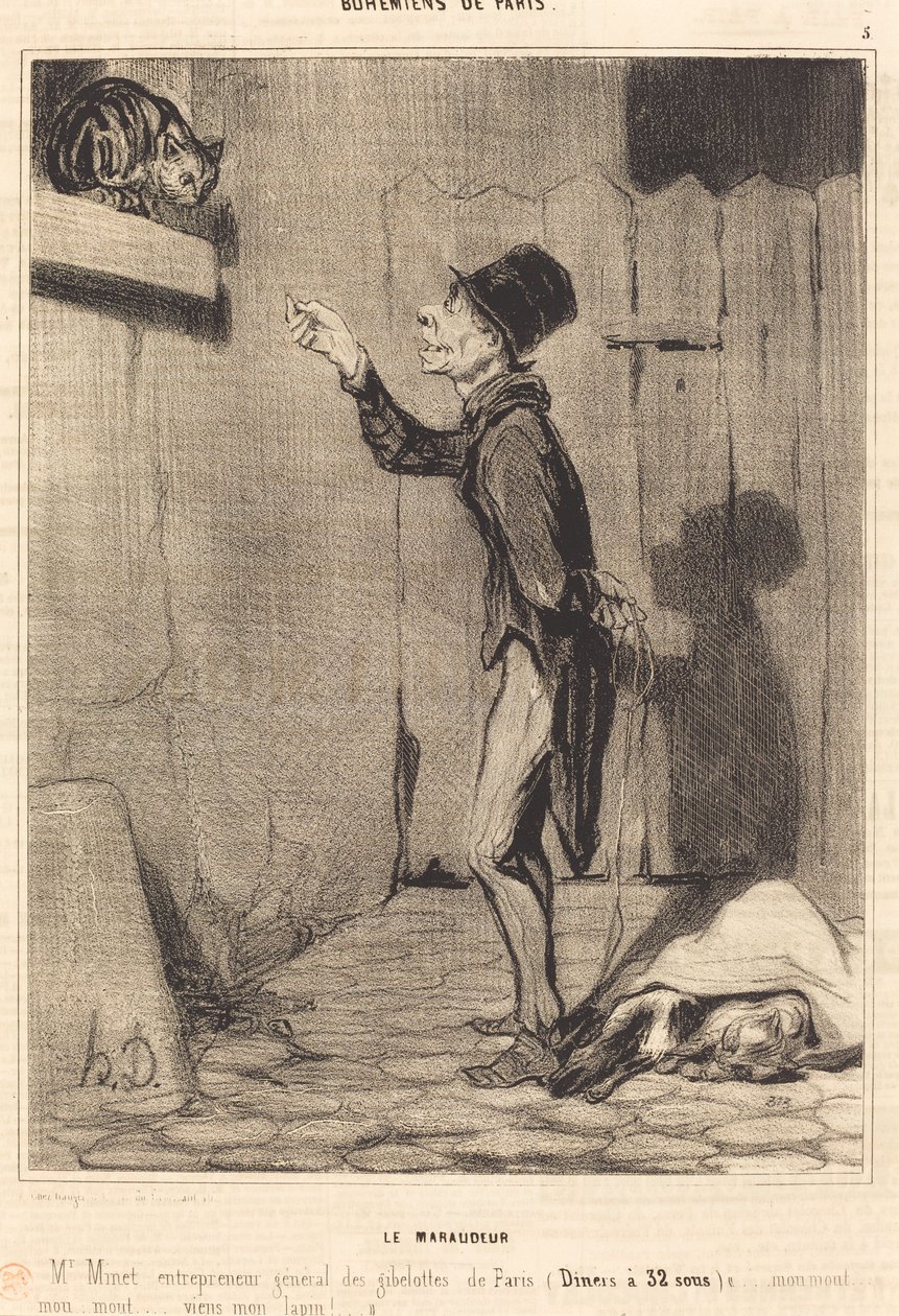 Le Maraudeur - Honoré Daumier
