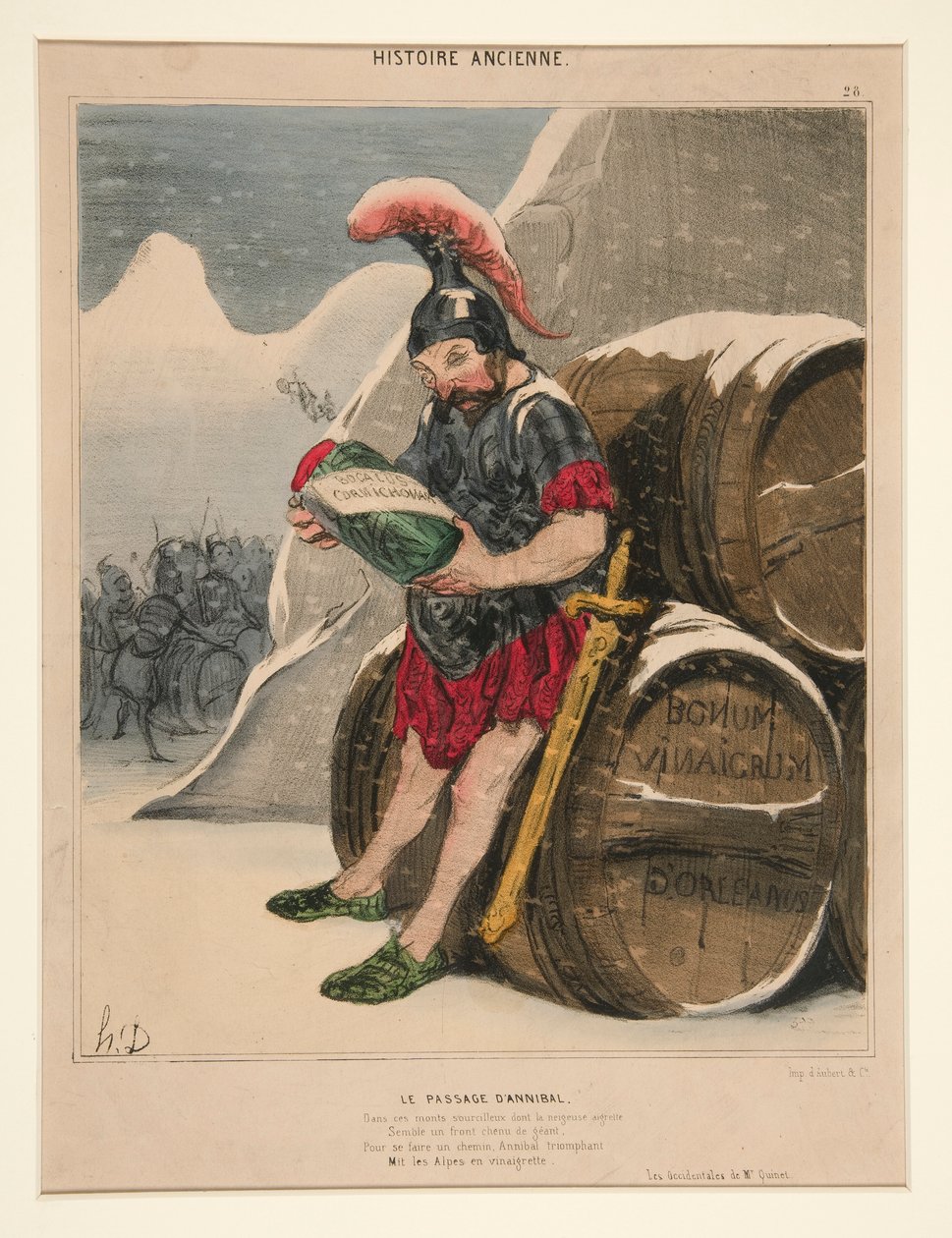 Le Passage - Honoré Daumier