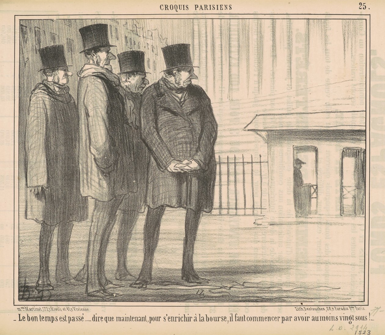 Le bon temps est passé - Honoré Daumier