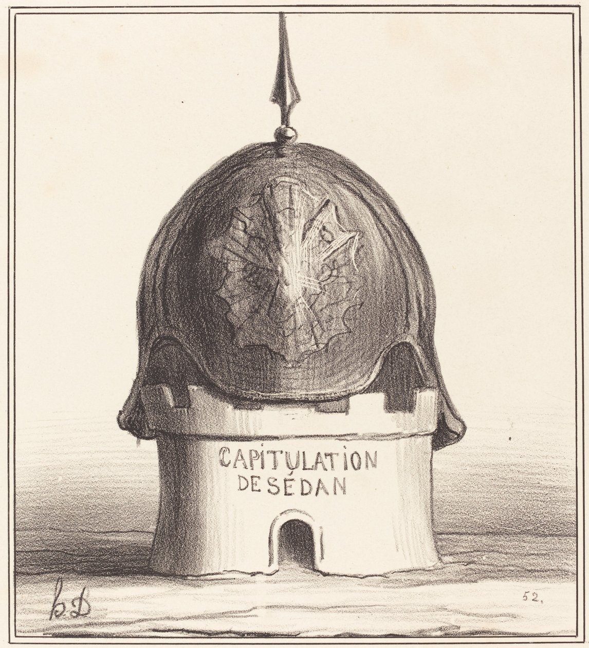 Le couronnement de son édifice - Honoré Daumier
