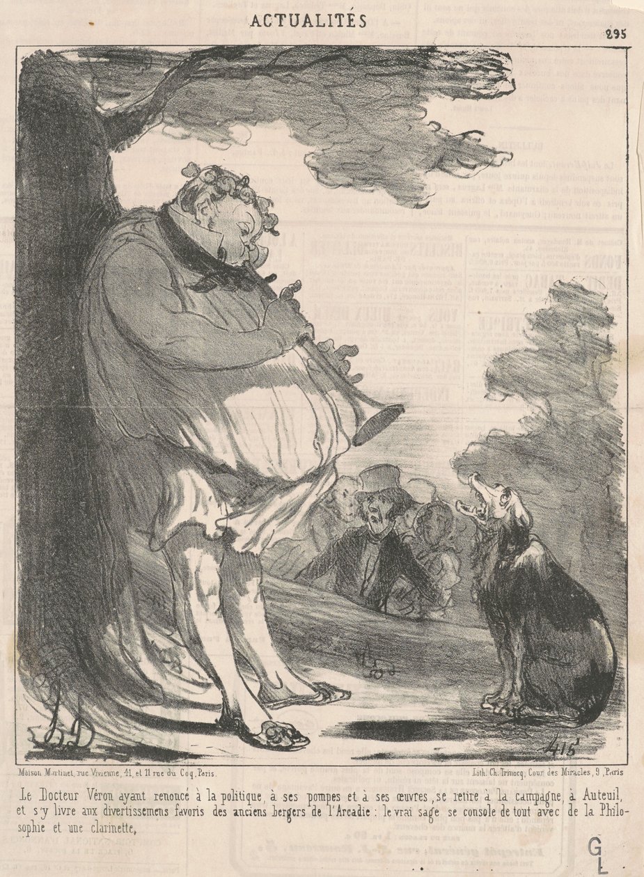Le docteur Véron à Auteuil... - Honoré Daumier