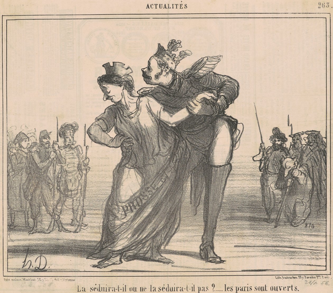 Le séduira-t-il? Les Paris sont ouverts - Honoré Daumier