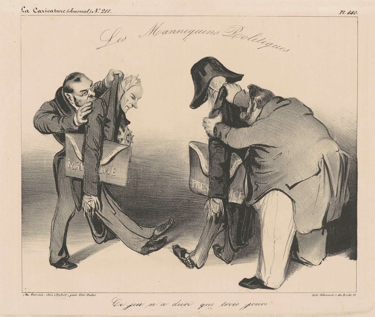 Les Mannequins Politiques - Honoré Daumier