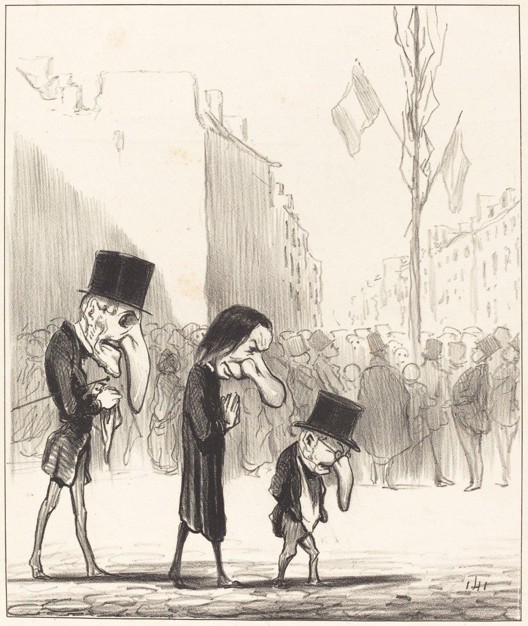 Les Trois petits saints - Honoré Daumier