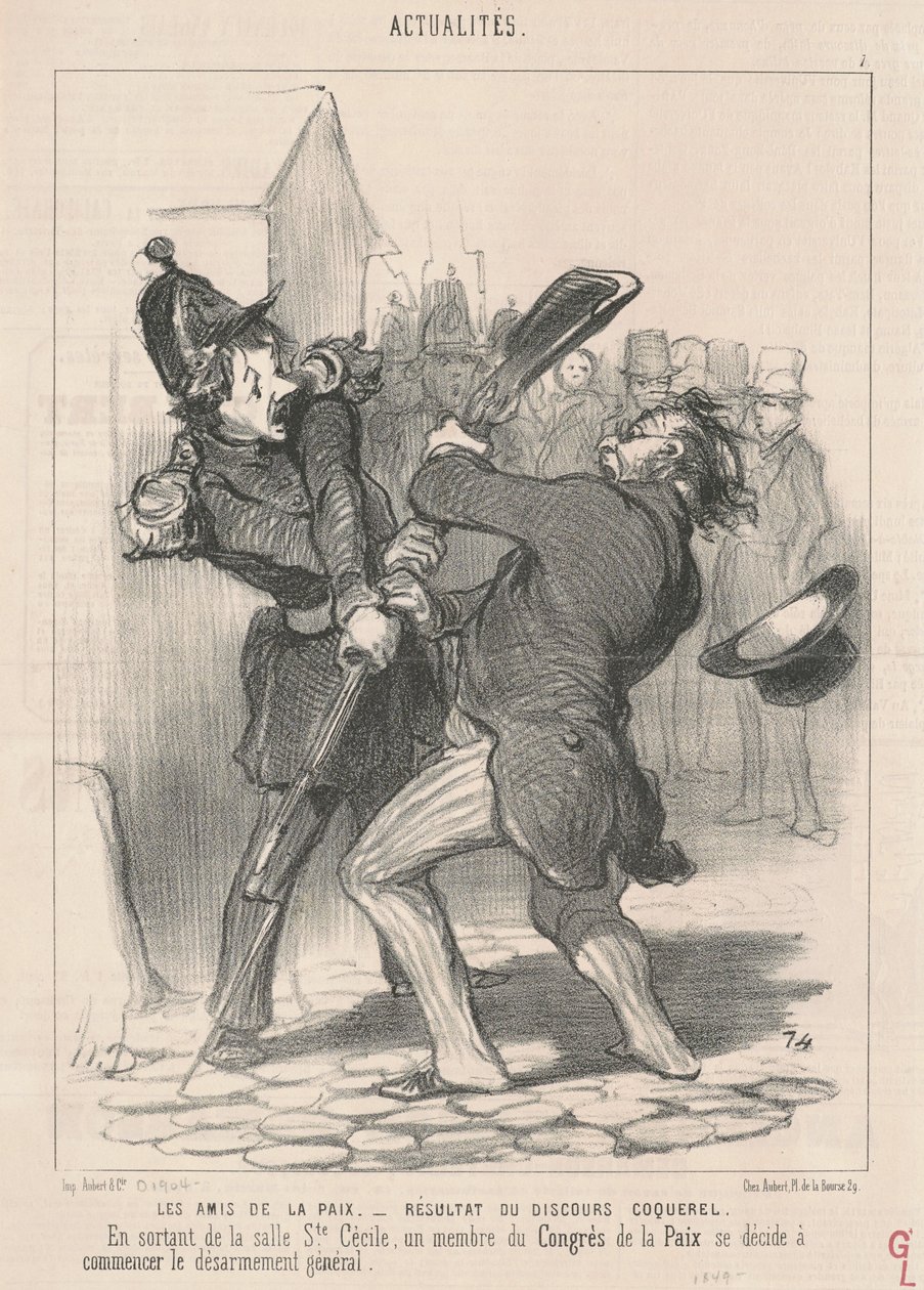 Les amis de la paix - Honoré Daumier