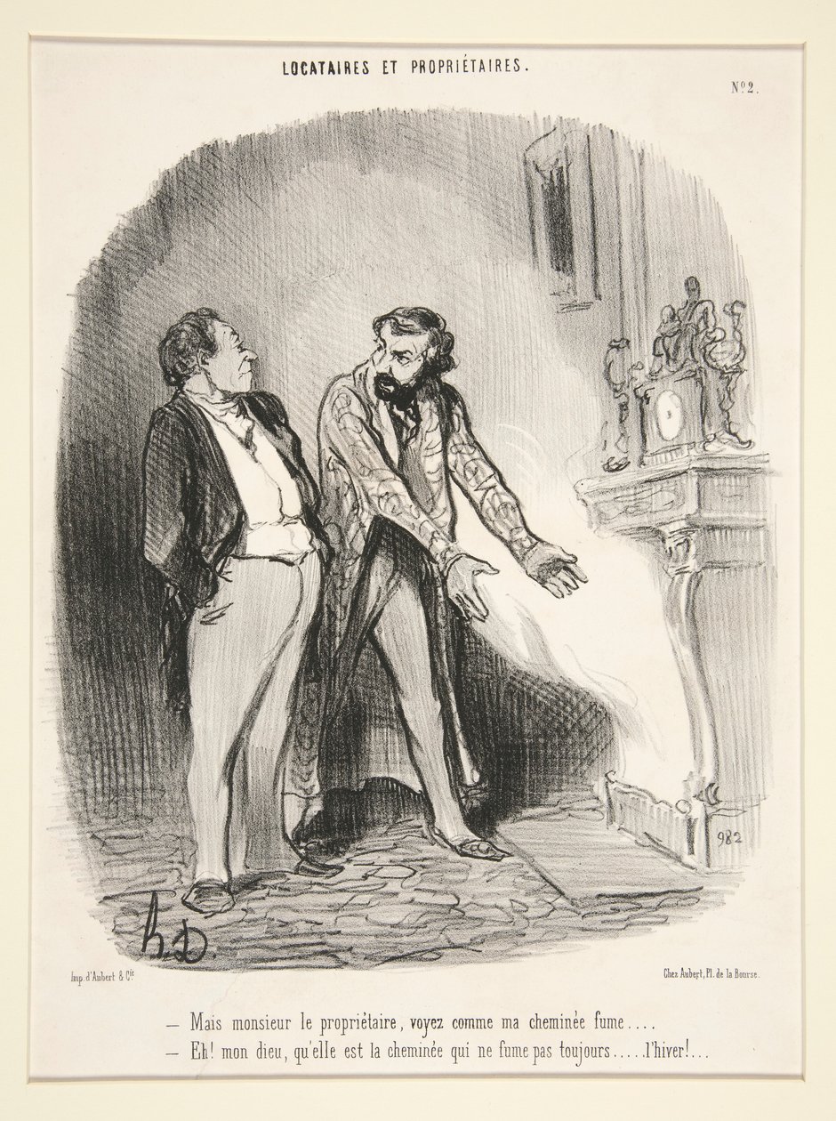 Mais monsieur le propriétaire - Honoré Daumier