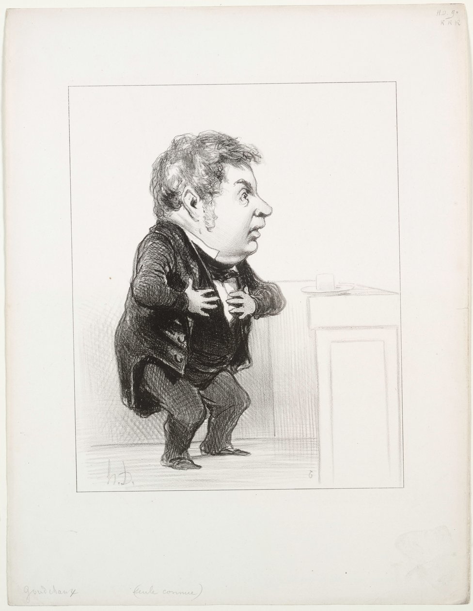 Michel Goudchaux, 1849 - Honoré Daumier