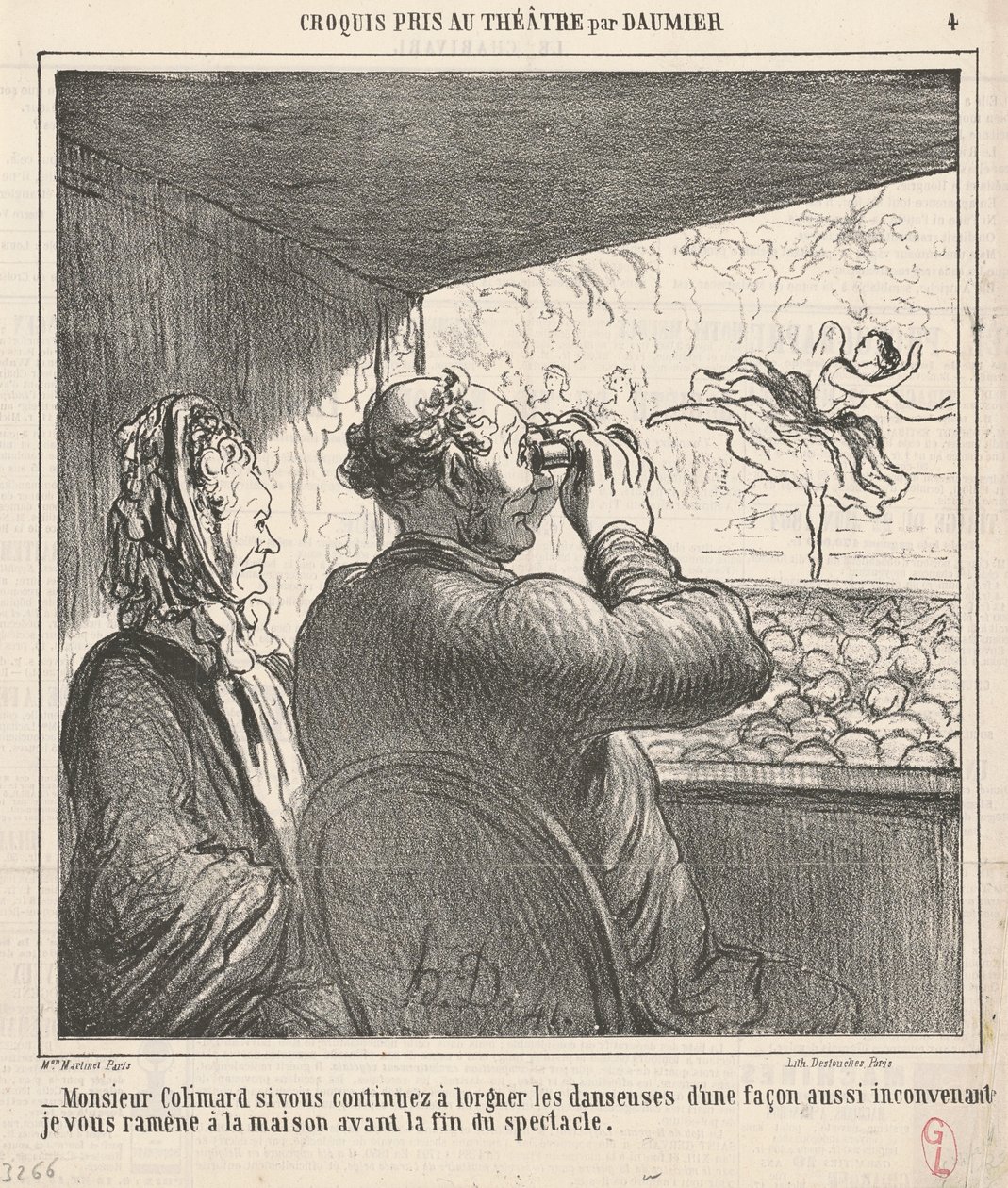 Monsieur Colimard si vous continuez - Honoré Daumier