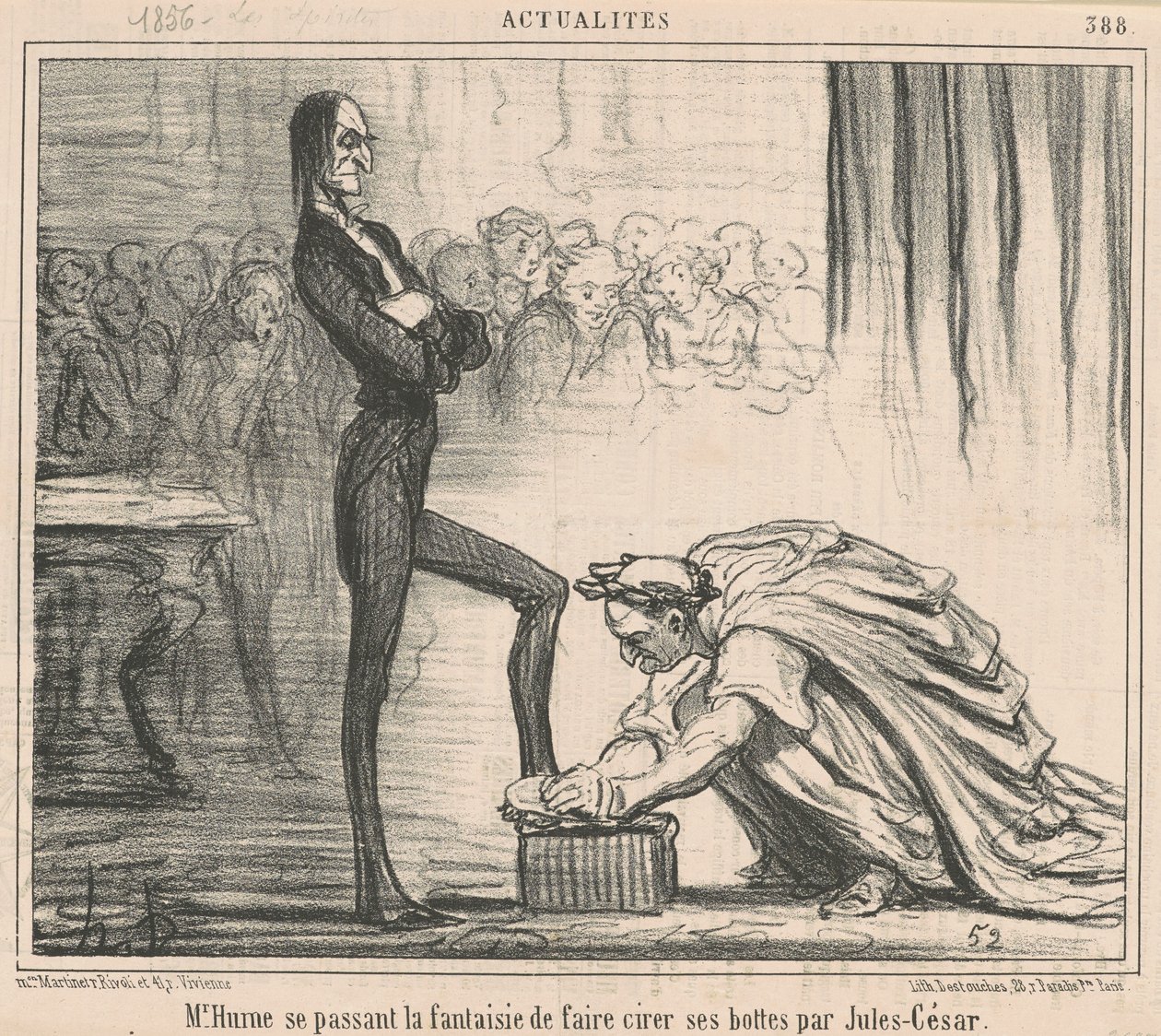 M. Hume se passant la fantaisie ... - Honoré Daumier