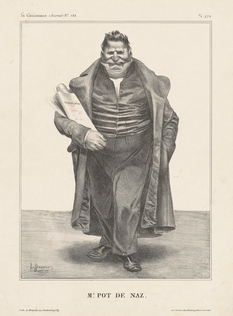 M. Pot de Noz. - Honoré Daumier