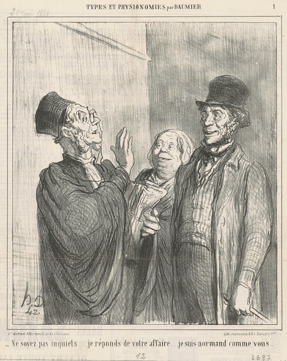 Ne soyez pas inquiets... - Honoré Daumier