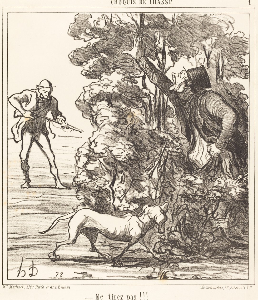 Ne tirez pas!!! - Honoré Daumier