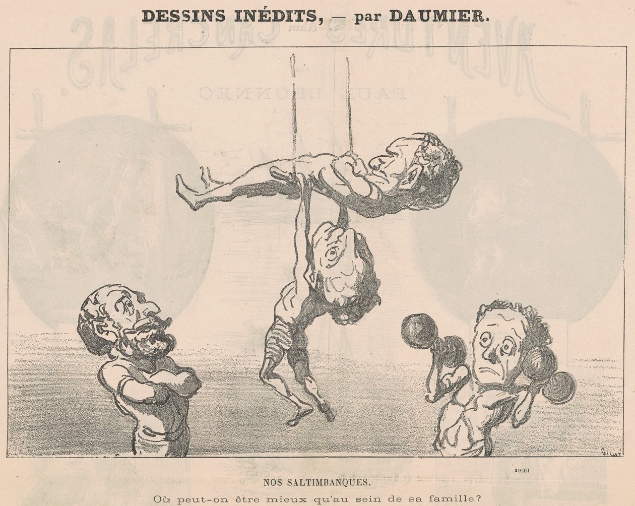 Nos Saltimbanques - Honoré Daumier