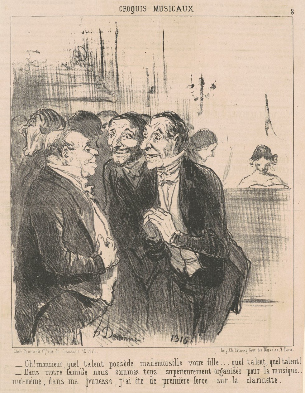 Oh! Monsieur, quel talent possède ... - Honoré Daumier