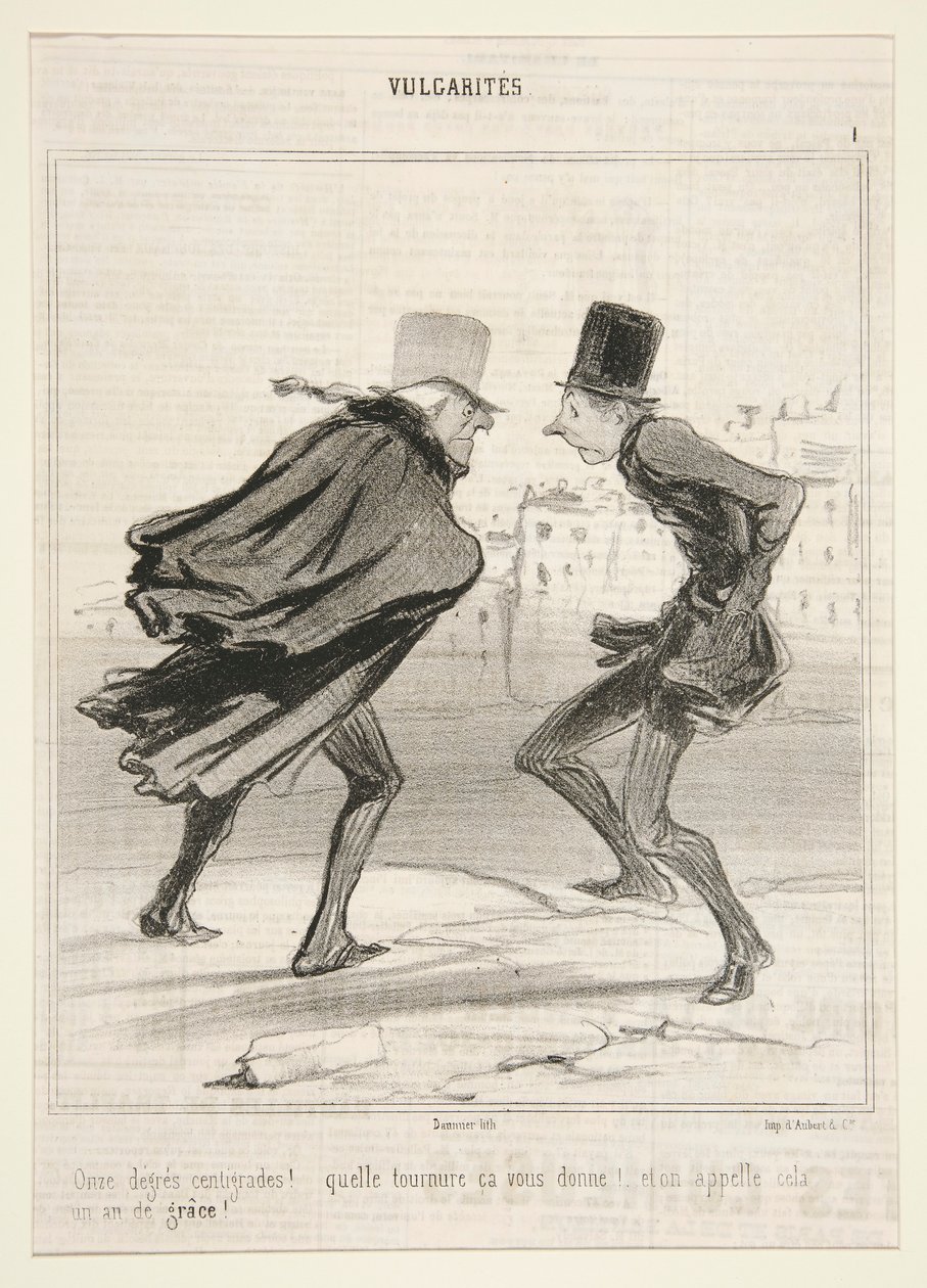 Nos degrés Celsius! - Honoré Daumier