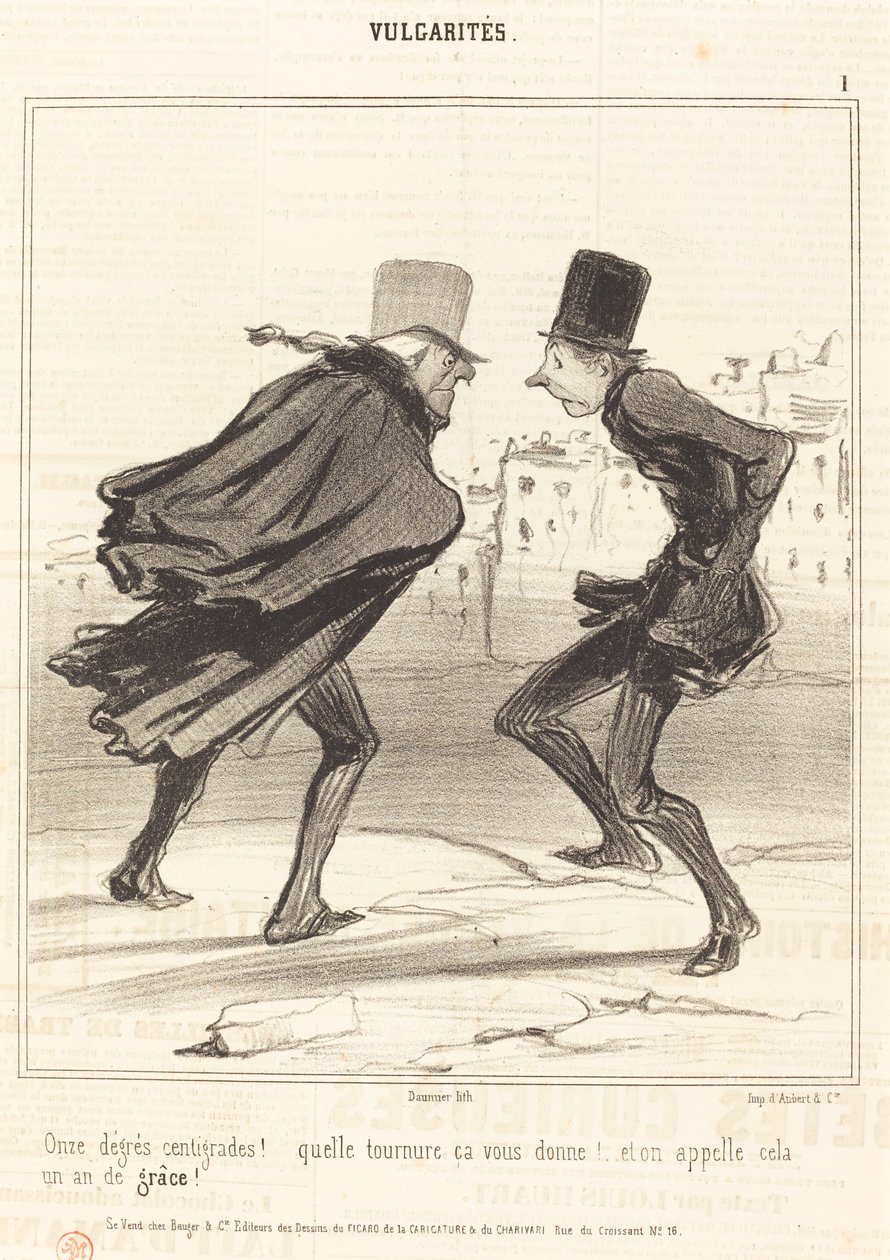 Onze degrés centigrades! - Honoré Daumier