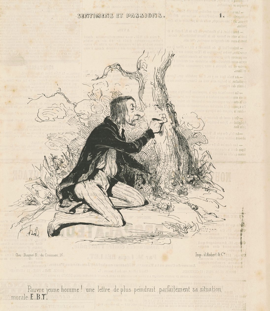 Pauvre jeune homme! - Honoré Daumier