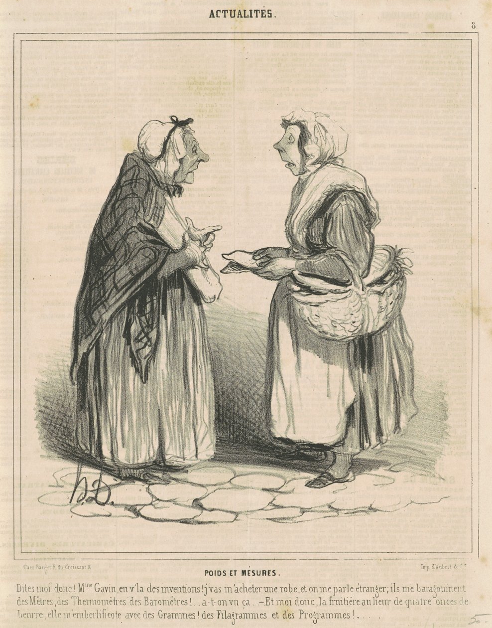 Poids et mesures - Honoré Daumier