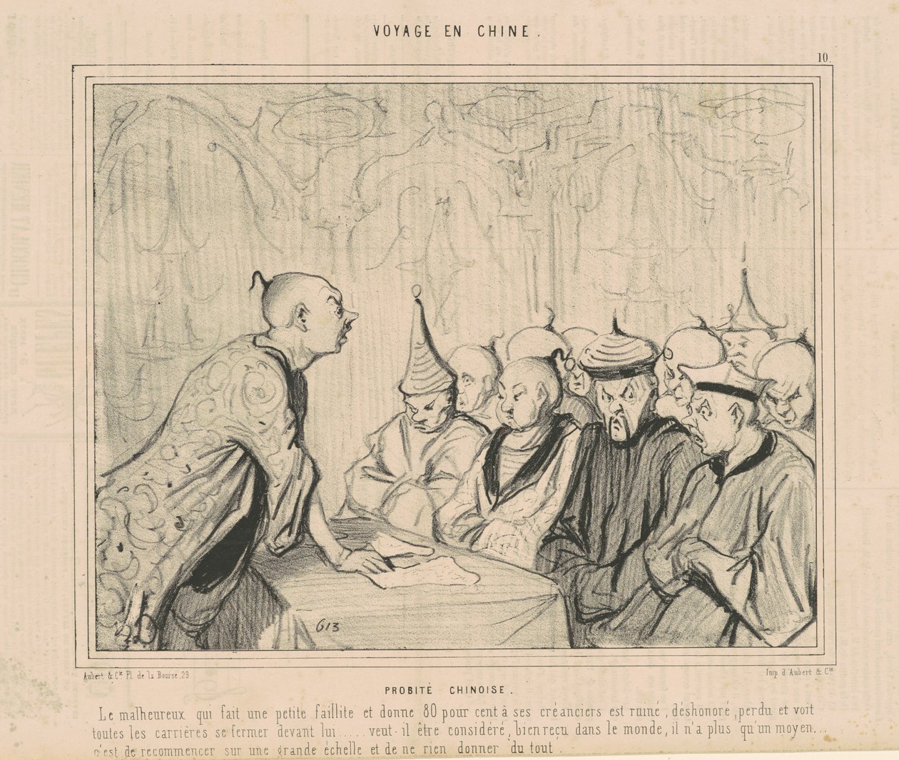 Probité chinoise - Honoré Daumier
